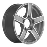 Автомобильные диски Khomen 1614 6,5x16 5*139,7 Et:35 Dia:98,5 F-Silver-FP